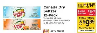 ShopRite Seltzer 12-pack offer