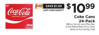 ShopRite Cans 24-pack offer