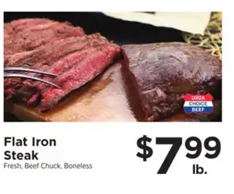 ShopRite Flat iron steak offer