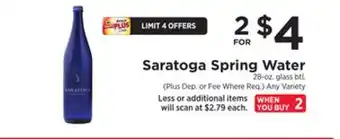 ShopRite Spring water offer