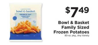 ShopRite Family sized frozen potatoes offer