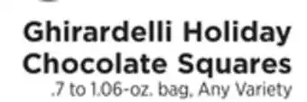 ShopRite Holiday chocolate squares offer