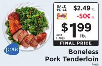 ShopRite Boneless pork tenderloin offer