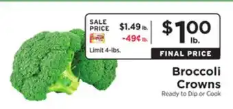 ShopRite Broccoli crowns offer