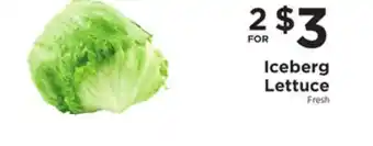 ShopRite Iceberg lettuce offer