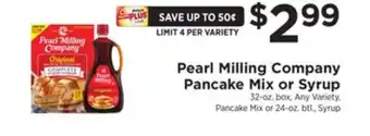 ShopRite Pancake mix or syrup offer