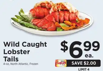 ShopRite Wild caught lobster tails offer