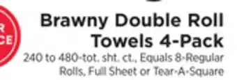 ShopRite Double roll towels 4-pack offer