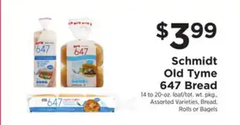 ShopRite Old tyme 647 bread offer