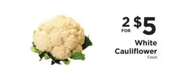 ShopRite White cauliflower offer