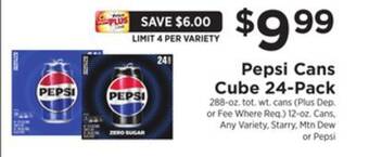 ShopRite Cans cube 24-pack offer