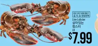Hmart Live lobster offer