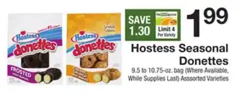 The Fresh Grocer Seasonal donettes offer