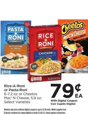 Food 4 Less Rice-a-roni or pasta-roni offer