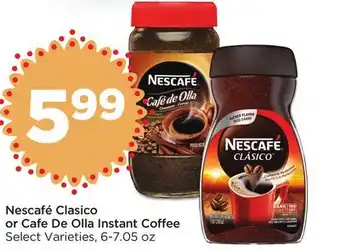Food 4 Less Nescafé clasico or cafe de olla instant coffee offer
