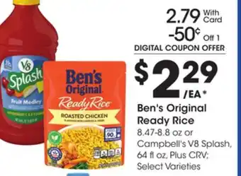 Ralphs Ben's original ready rice offer