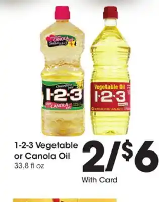 Ralphs 1-2-3 vegetable or canola oil offer