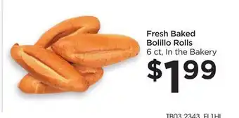 Food 4 Less Fresh baked bolillo rolls offer