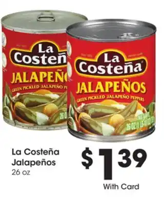 Ralphs La costeña jalapeños offer