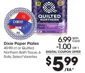 Ralphs Dixie paper plates offer