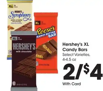 Ralphs Hershey's xl candy bars offer