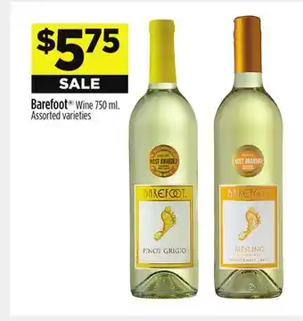 Dollar General Barefoot wine offer