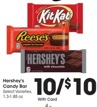 Ralphs Hershey's candy bar offer