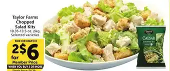 Albertsons Taylor farms chopped salad kits offer