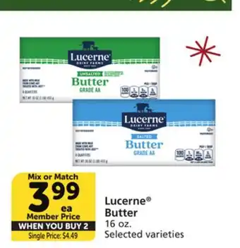 Albertsons Lucerne butter offer