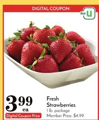 Pavilions Fresh strawberries offer