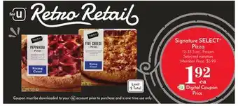 Pavilions Signature select pizza offer