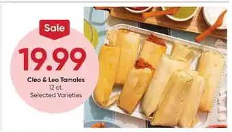 Stater Bros Cleo & leo tamales offer