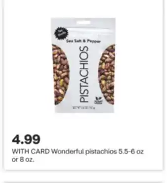 CVS Wonderful pistachios offer