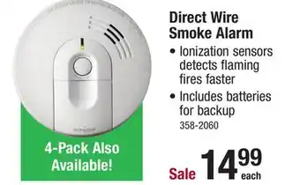 Menards Kidde firex direct wire ionization smoke alarm with hush offer
