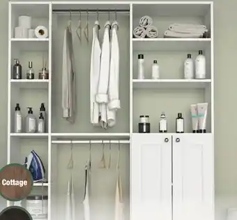 Menards Dakota closets 62-5/8w x 86-1/2h x 14d charcoal laundry system offer