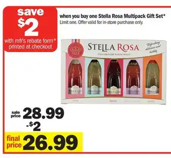 Meijer Stella rosa multipack gift set offer