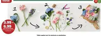 Meijer Build your own bouquet offer