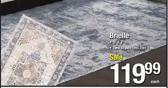 Menards Natco home brielle capriana multi 5' x 7' area rug offer