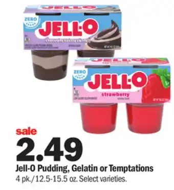 Meijer Jell-o pudding, gelatin or temptations offer