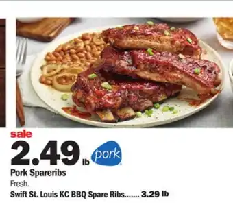 Meijer Pork spareribs offer