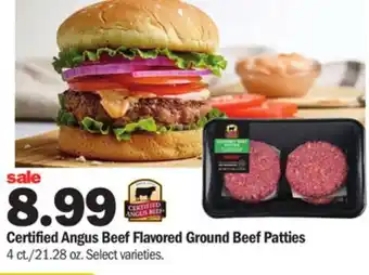 Meijer Certified angus beef flavored ground beef patties offer