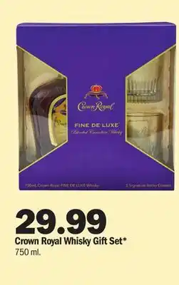 Meijer Crown royal whisky gift set offer