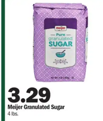 Meijer Meijer granulated sugar offer