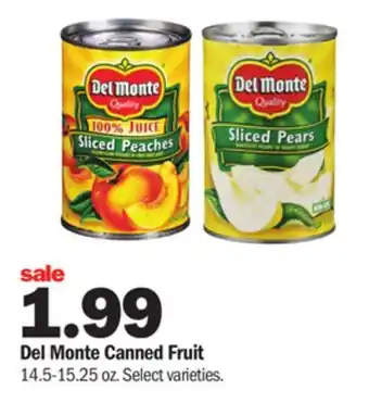 Meijer Del monte canned fruit offer