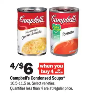 Meijer Campbell's condensed soups offer