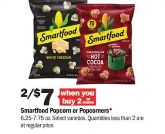 Meijer Smartfood popcorn or popcorners offer