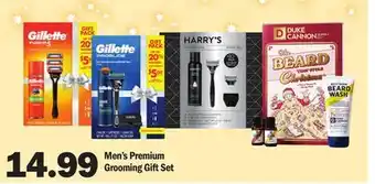 Meijer Men's premium grooming gift set offer
