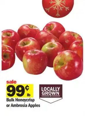 Meijer Bulk honeycrisp or ambrosia apples offer