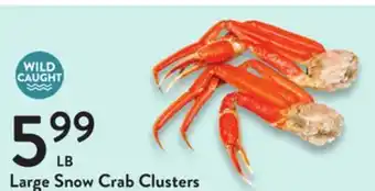 Fresh Thyme Large snow crab clusters offer