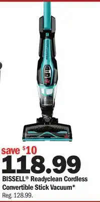 Meijer Bissell readyclean cordless convertible stick vacuum offer